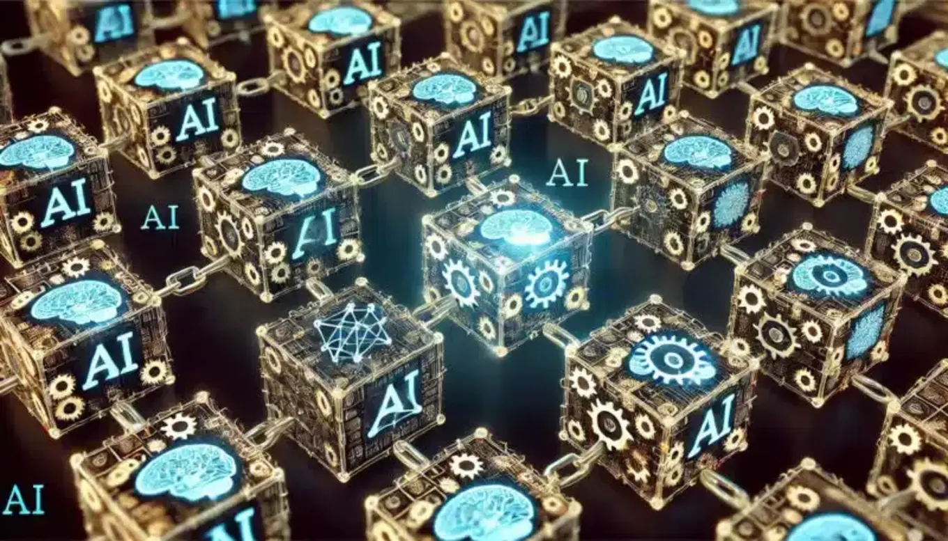 AI-and-Blockchain-Integration-Ho AI Tokens: O Futuro Chegou (e é em 2025!)