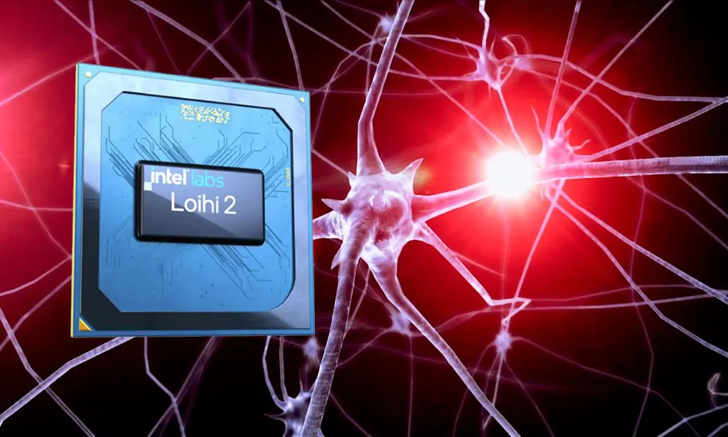 Loihi-Between-neurons Computação Neuromórfica: O Futuro da IA de Baixo Consumo (Guia Técnico 2025)
