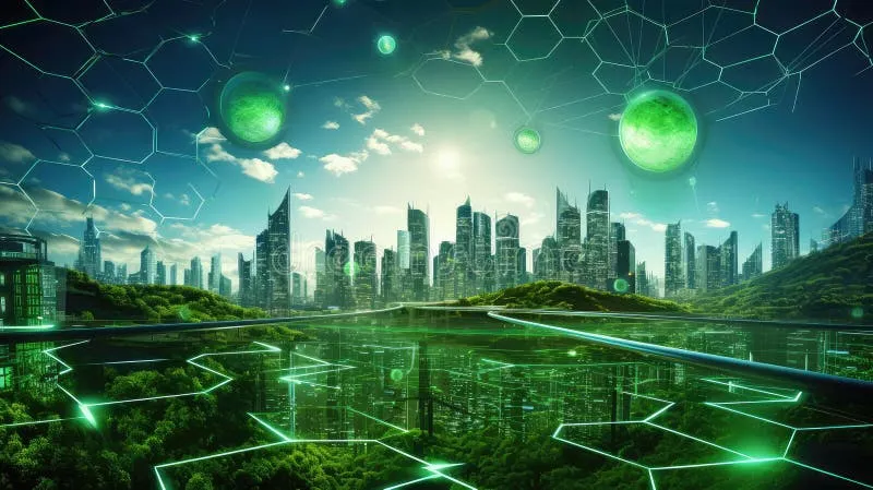 technology-green-blockchain-tech Blockchain Verde: O Futuro Eco da Tecnologia!